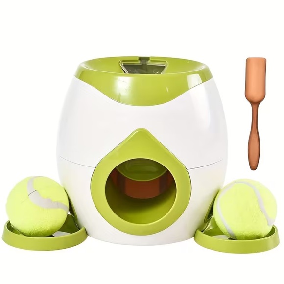 Other - NWT INTERACTIVE FETCH & GREAT DOG DISPENSER, ONE SIZE, GREEN/WHITE